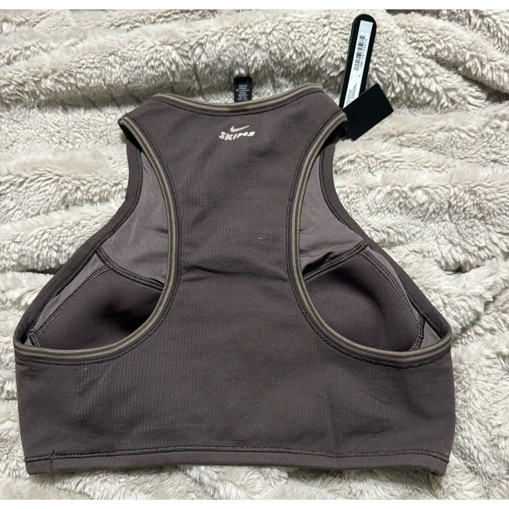 NWT Nike Skims Ribbed Seamless Racer Front Bra